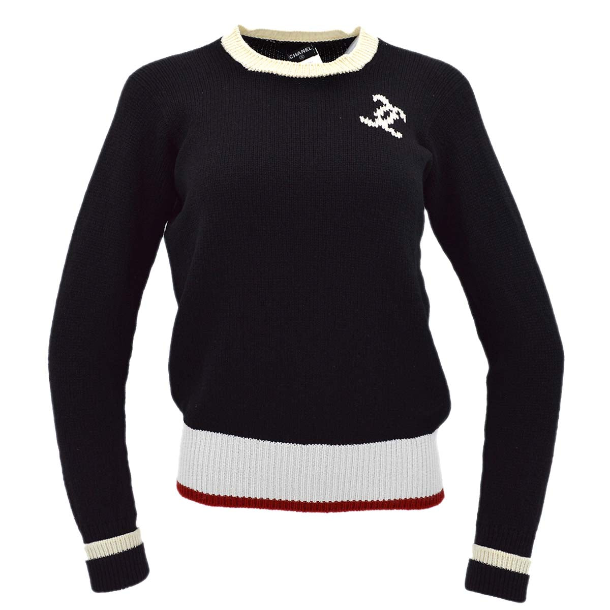 Luxury Chanel Fall 1996 CC cashmere jumper #42