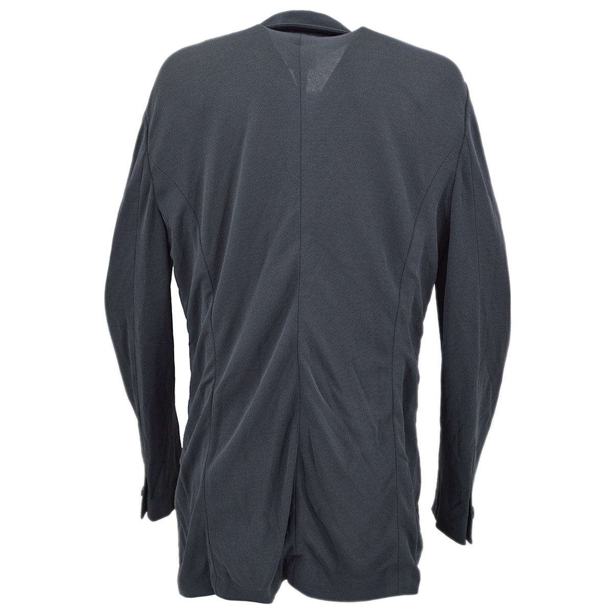 Luxury Chanel Single Breasted Jacket Gray 98C #44