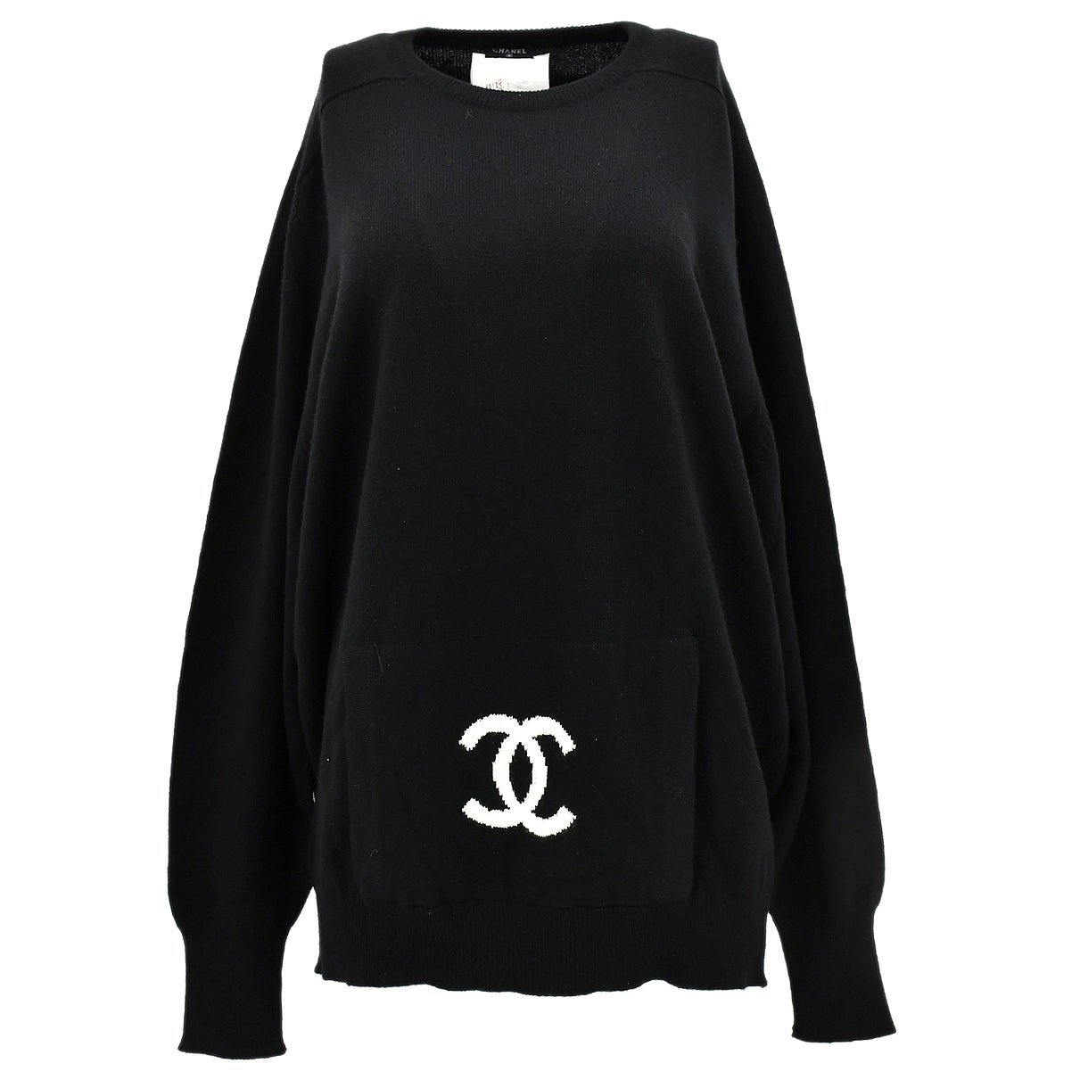 Luxury Chanel Fall 1994 CC cashmere knitted jumper #42