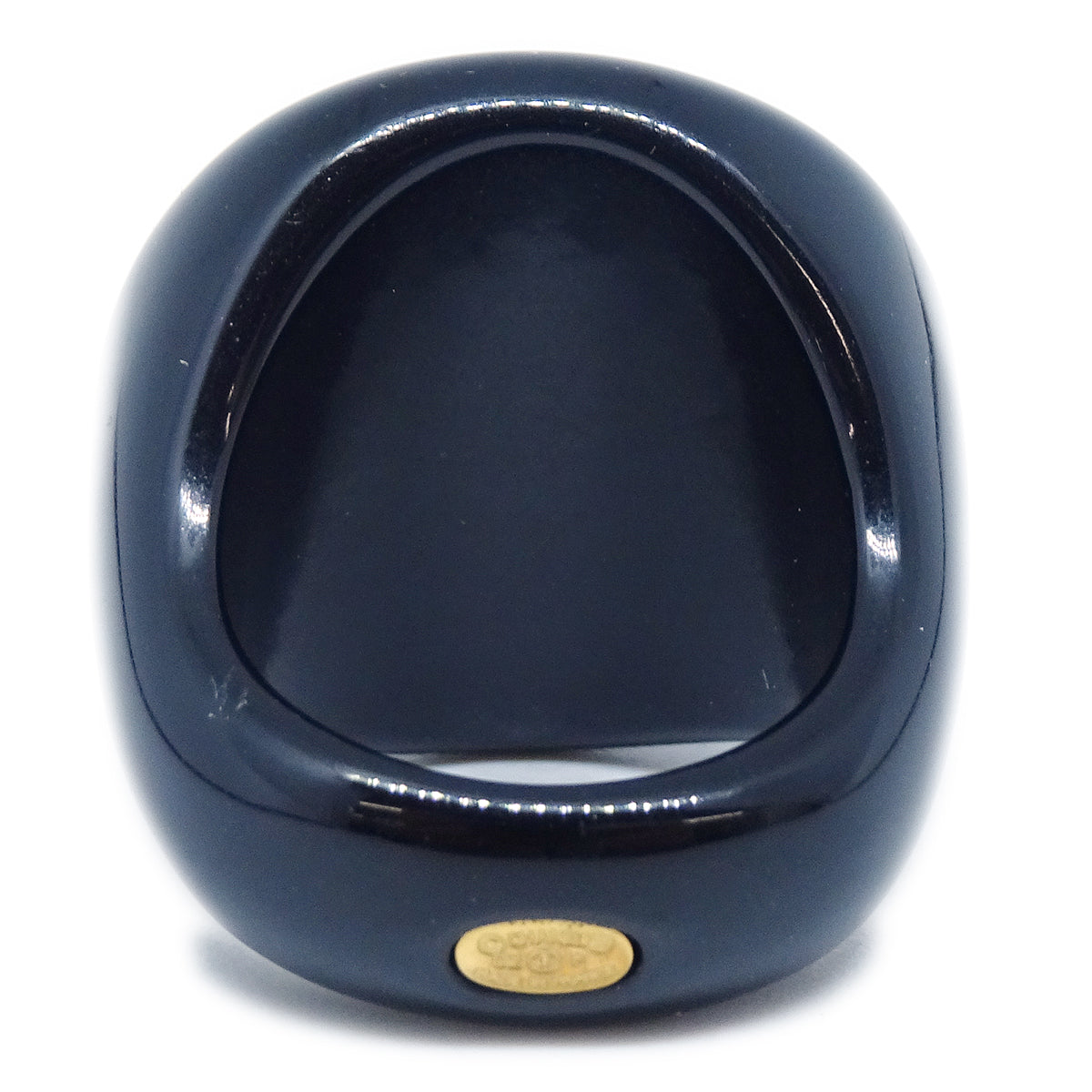 Luxury Chanel Ring Black #54 #14 02P