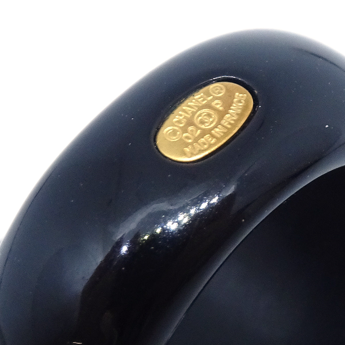 Luxury Chanel Ring Black #54 #14 02P