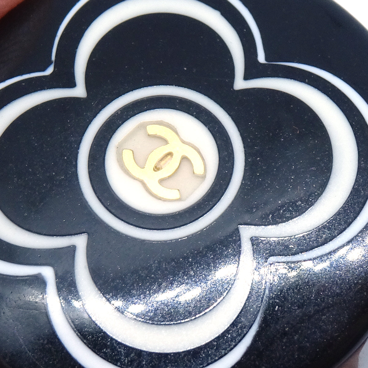Luxury Chanel Ring Black #54 #14 02P