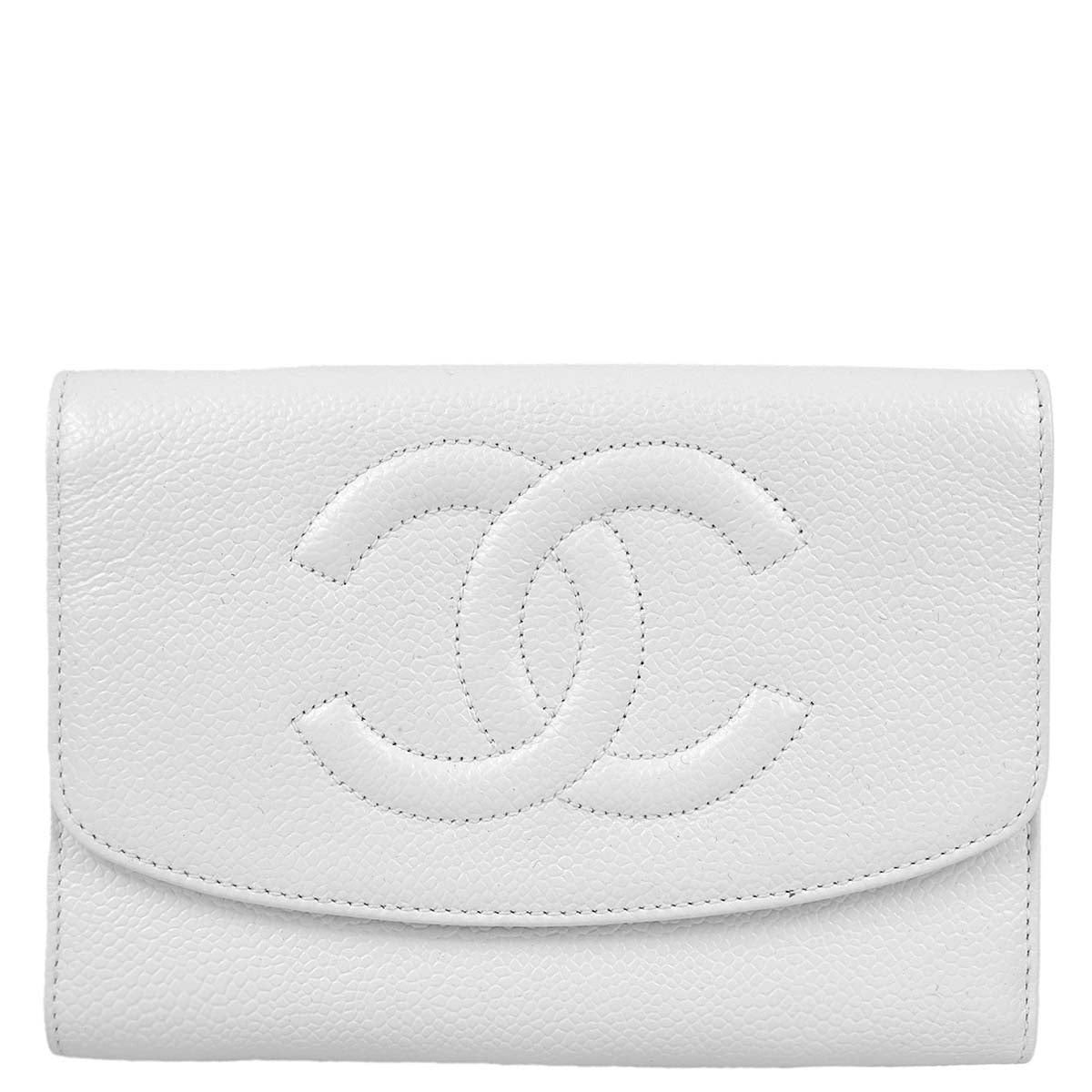 Luxury Chanel 1997-1999 Caviar Wallet Purse
