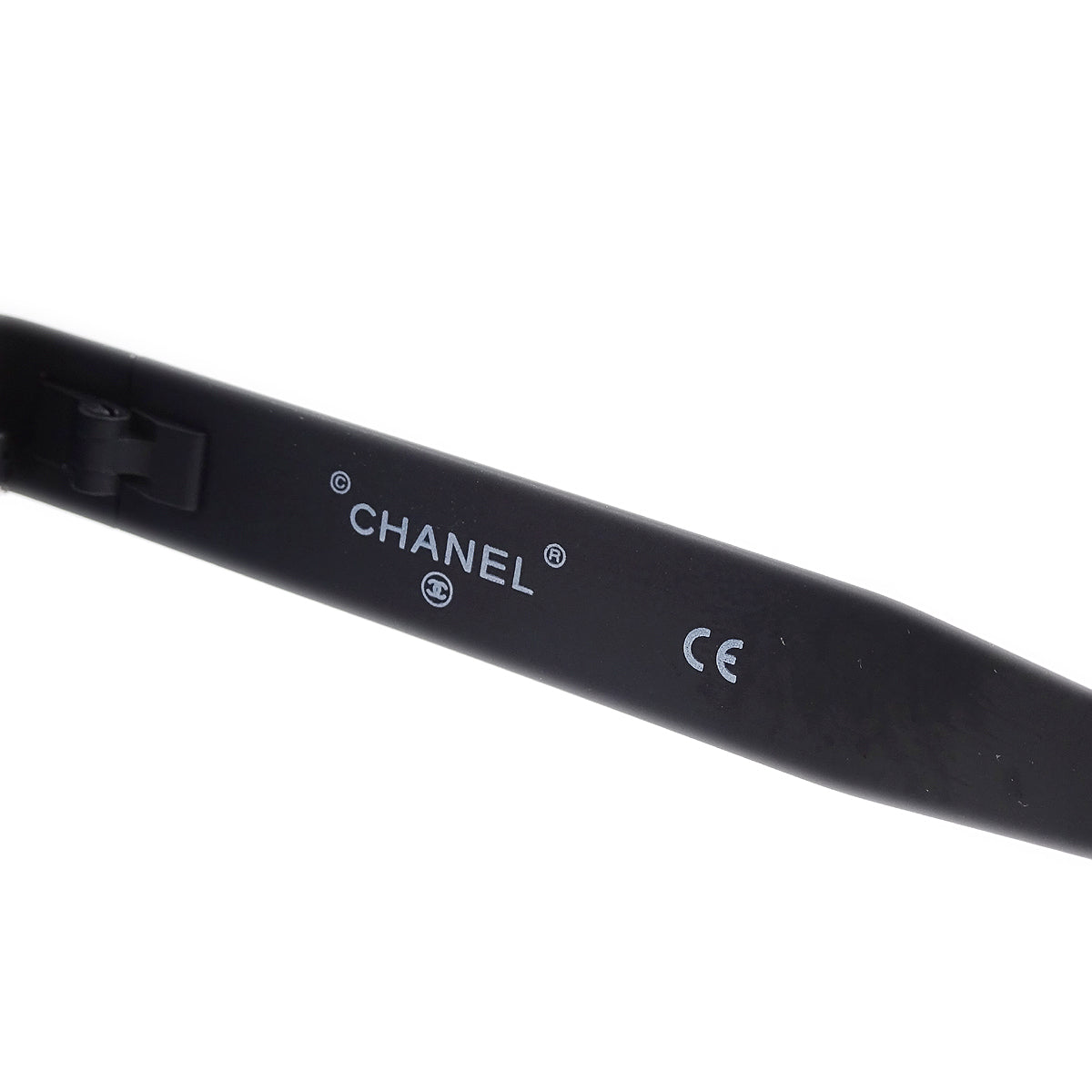 Luxury Chanel Black Round Sunglasses Eyewear