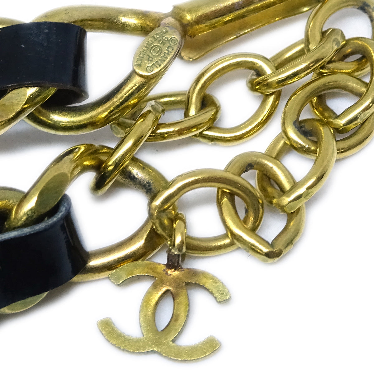 Luxury Chanel 1995 Crystal & Gold CC Choker