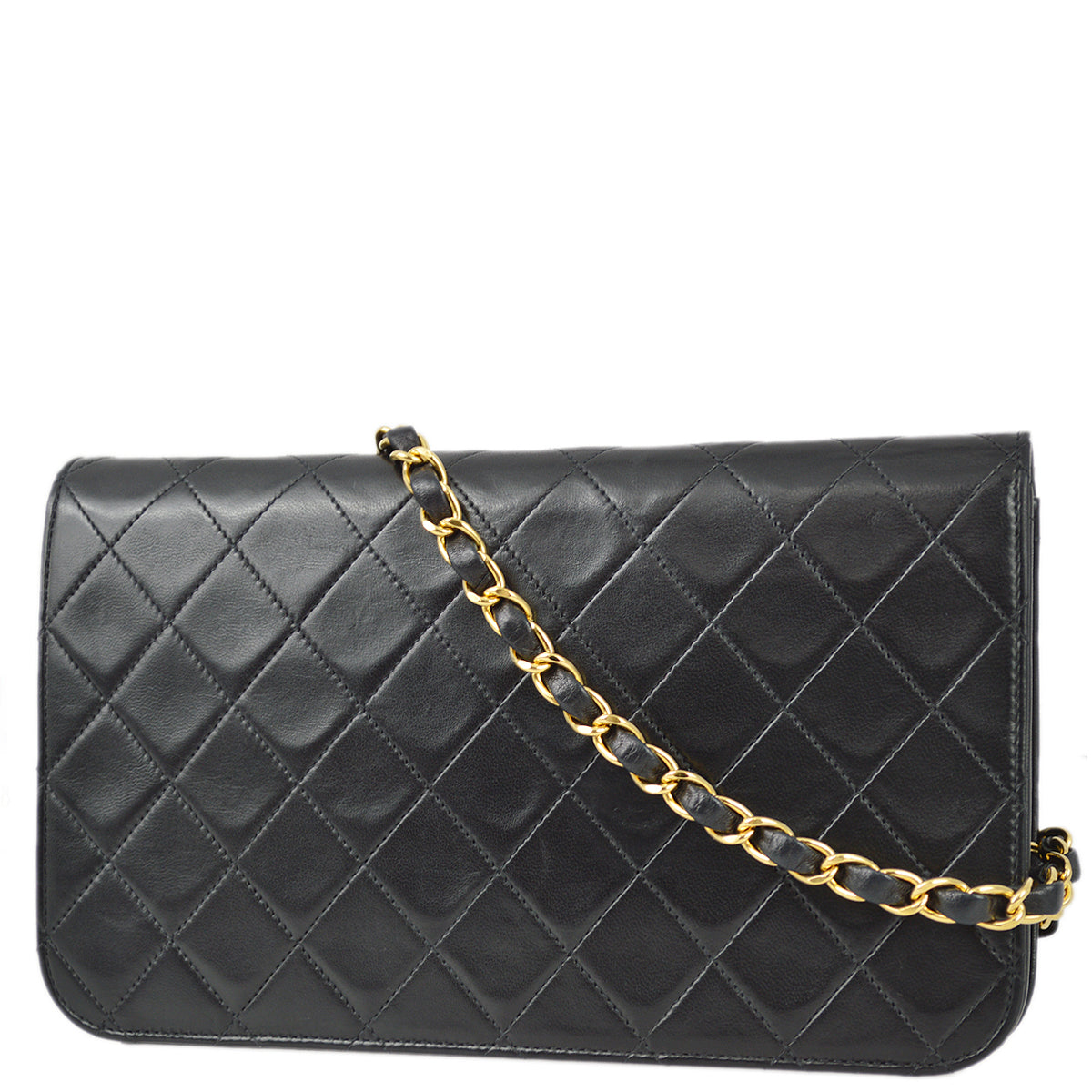 Luxury Chanel 2000-2001 Lambskin Small Turnlock Full Flap Bag
