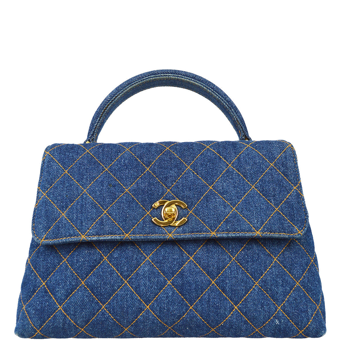 Luxury Chanel * 1996-1997 Denim Kelly 25