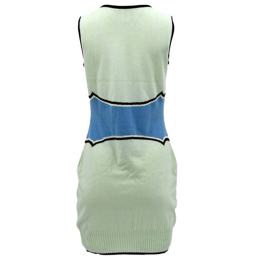 Luxury Chanel Cruise 2009 Sleeveless Dress Light Green 09C #40