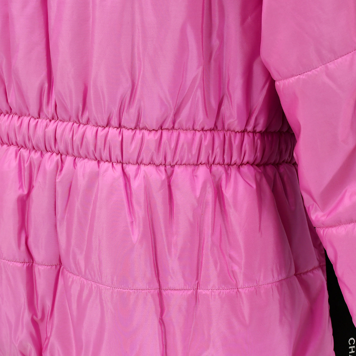 Luxury Chanel Fall 1996 silk puffer jacket with Gripoix buttons #40