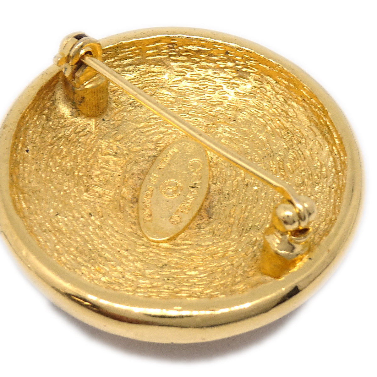 Luxury Chanel Brooch Pin Gold 1136