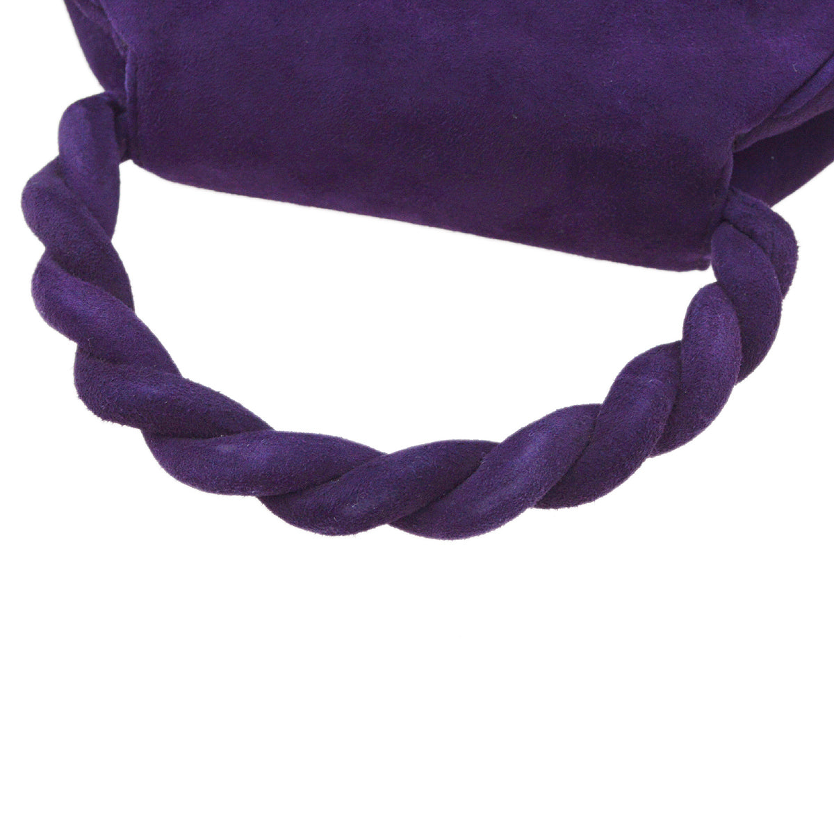 Luxury Chanel 1996-1997 Suede Top Handle Bag