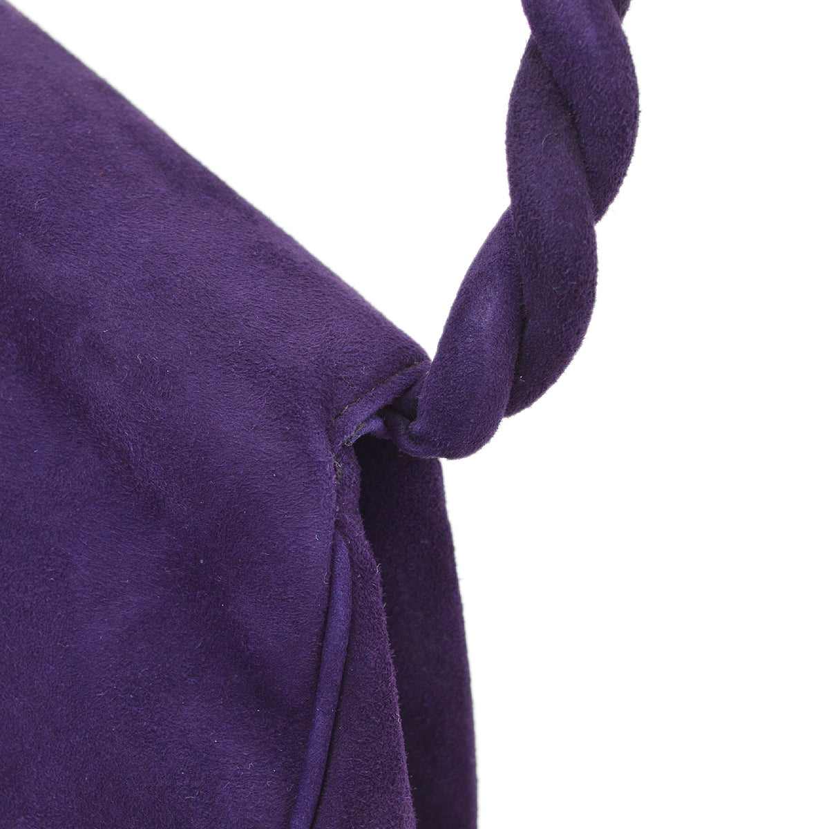 Luxury Chanel 1996-1997 Suede Top Handle Bag
