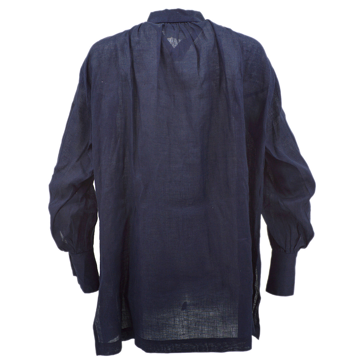 Luxury Chanel Blouse Shirt Navy