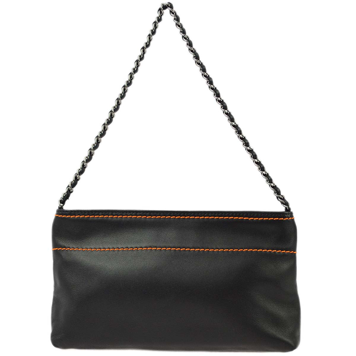 Luxury Chanel 2004-2005 Black Lambskin Handbag