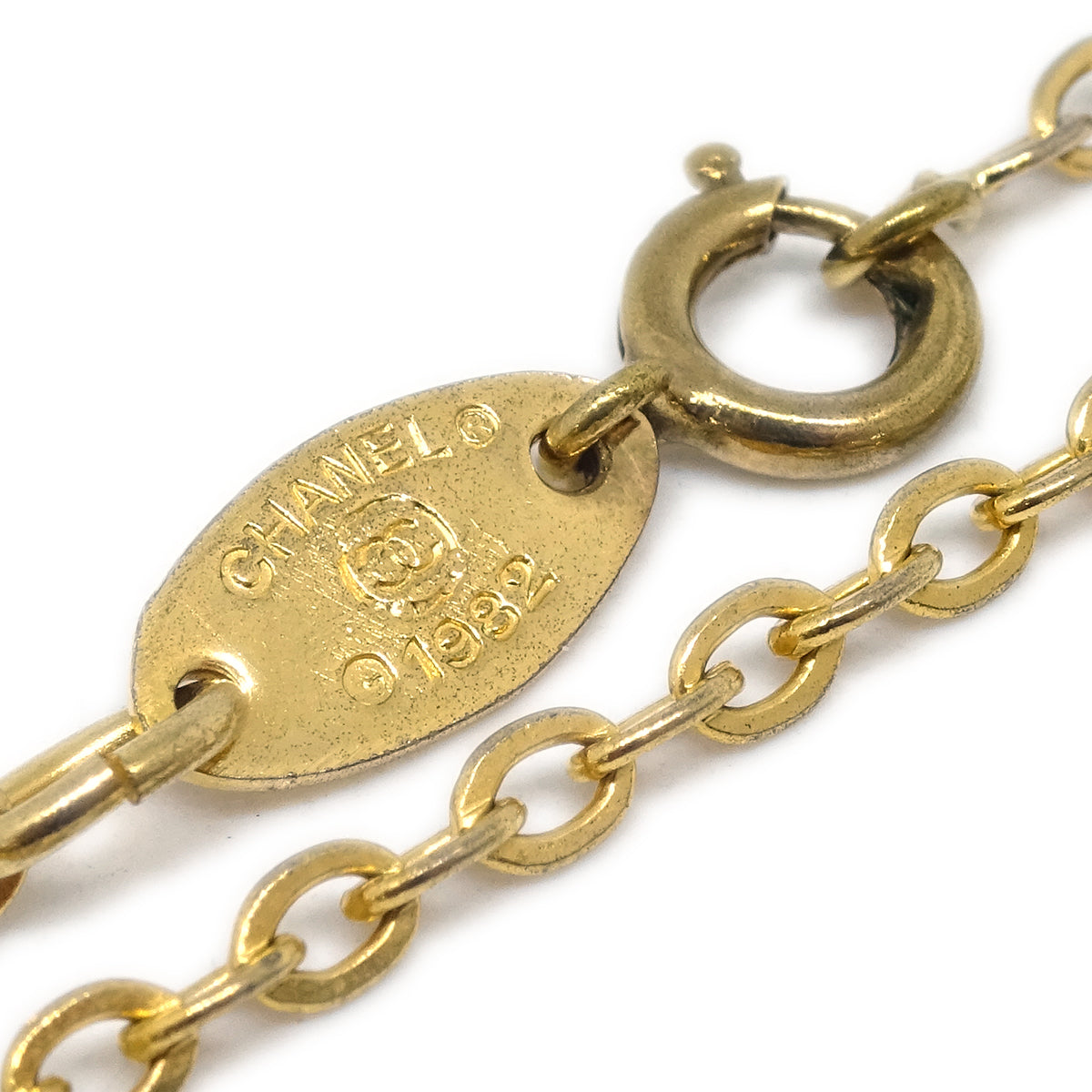 Luxury Chanel Gold Mini CC Pendant Necklace 683