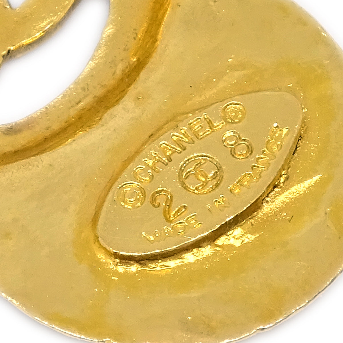 Luxury Chanel Brooch Pin Gold 1231/28