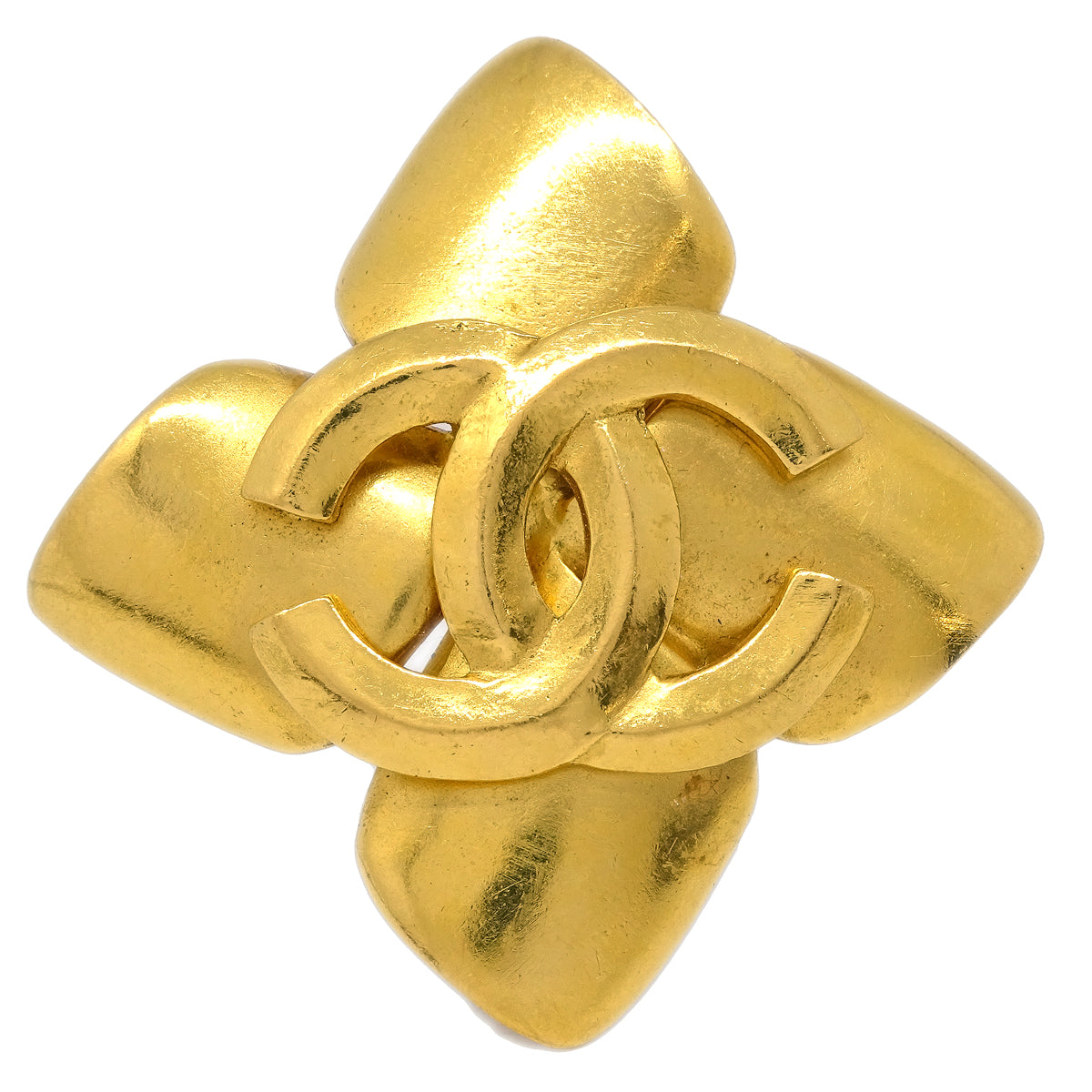 Luxury Chanel Brooch Pin Gold 96P