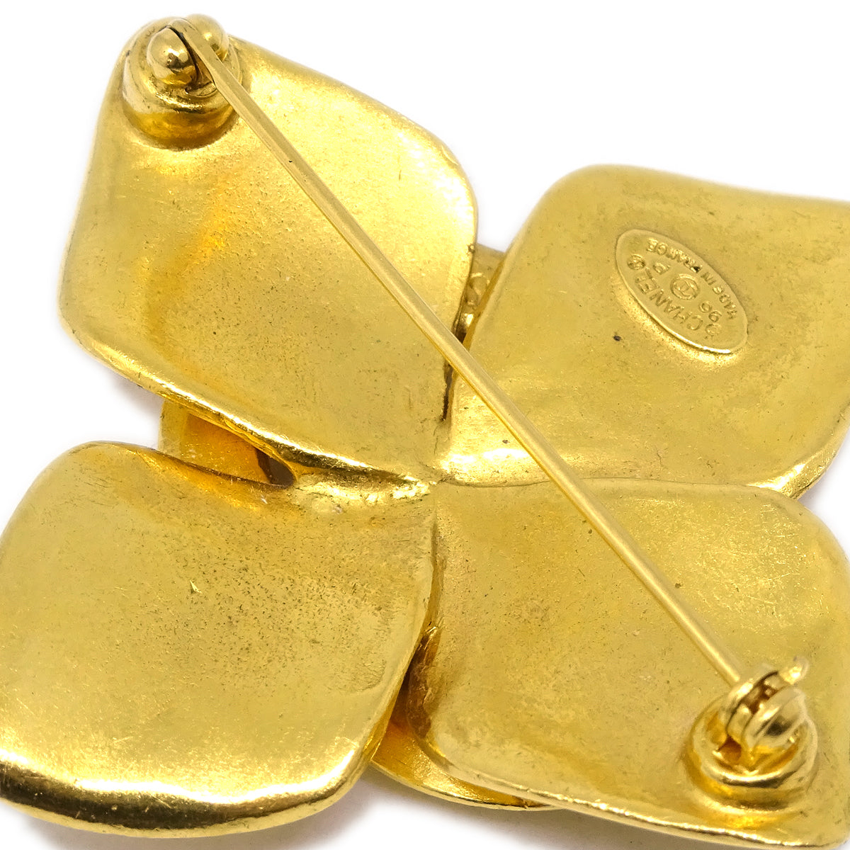 Luxury Chanel Brooch Pin Gold 96P