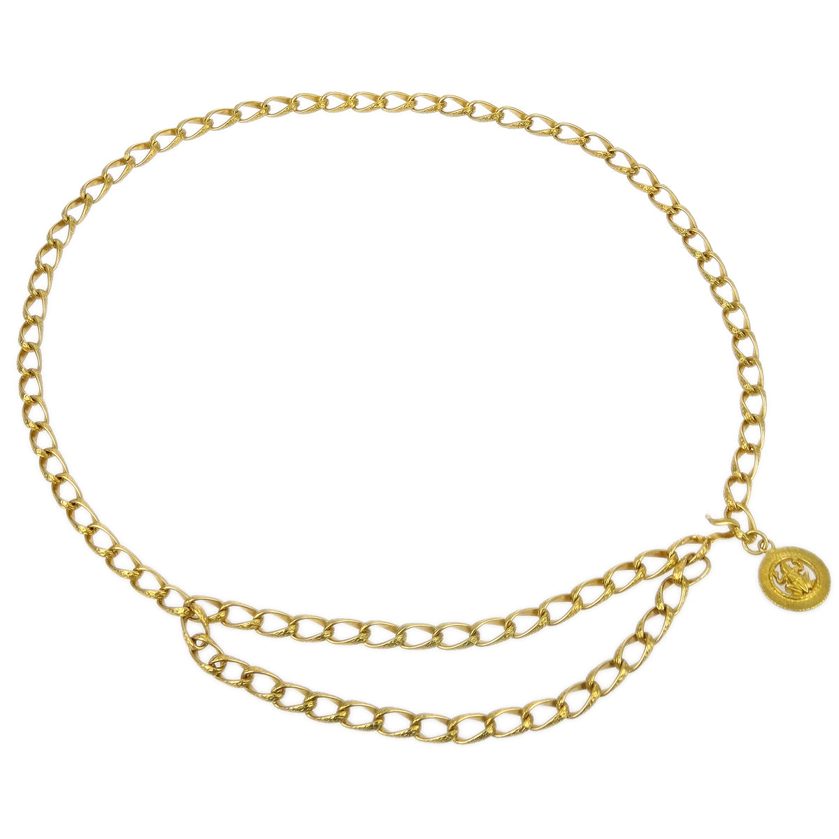 Luxury Chanel Medallion Chain Belt 94A Small New