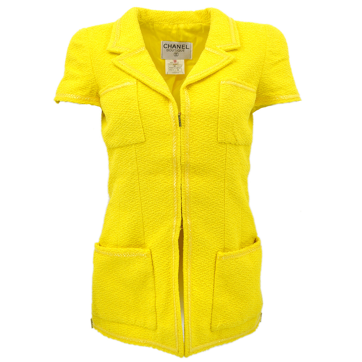 Luxury Chanel Spring 1995 zipped jacket #38