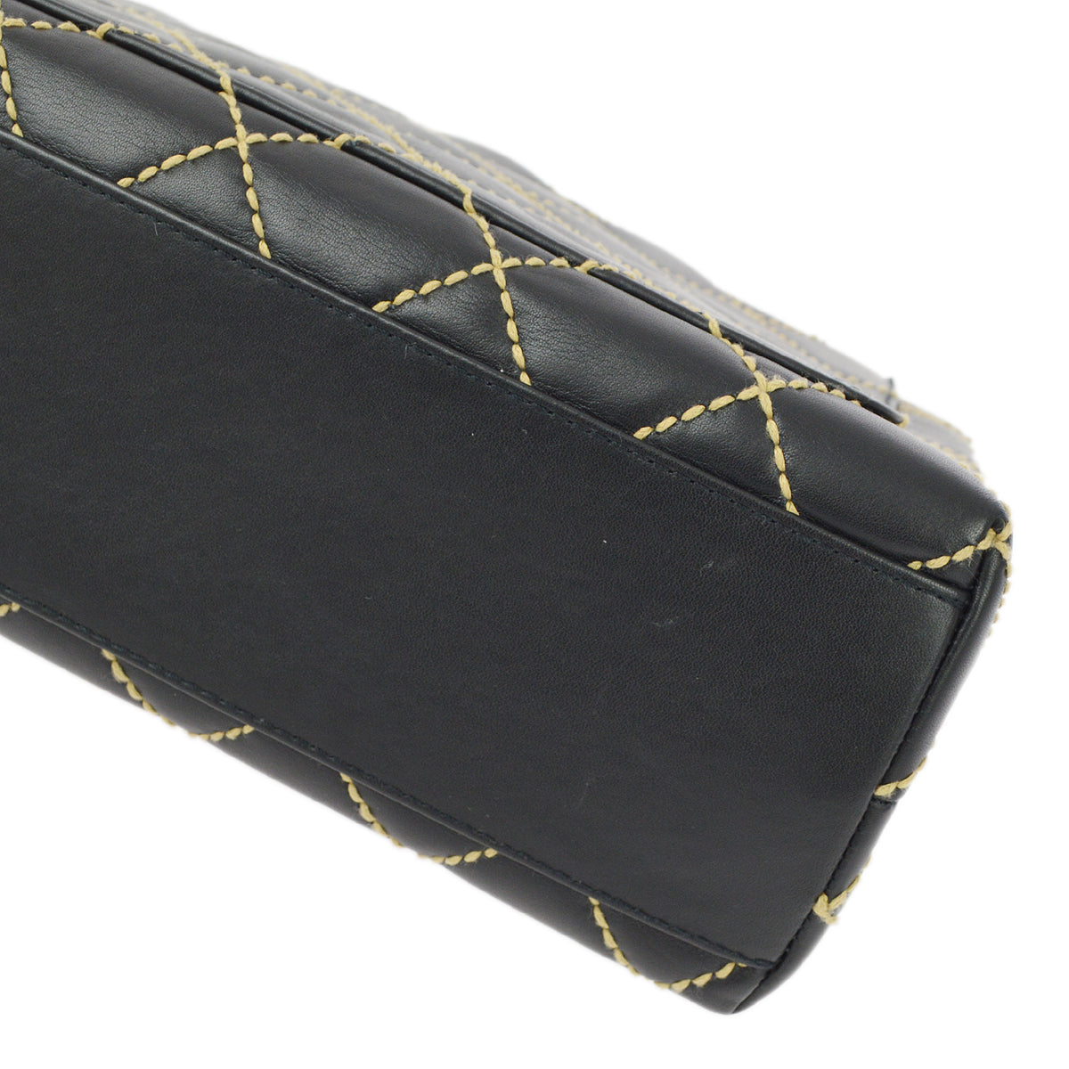 Luxury Chanel 2004-2005Black Calfskin Wild Stitch Kelly 30