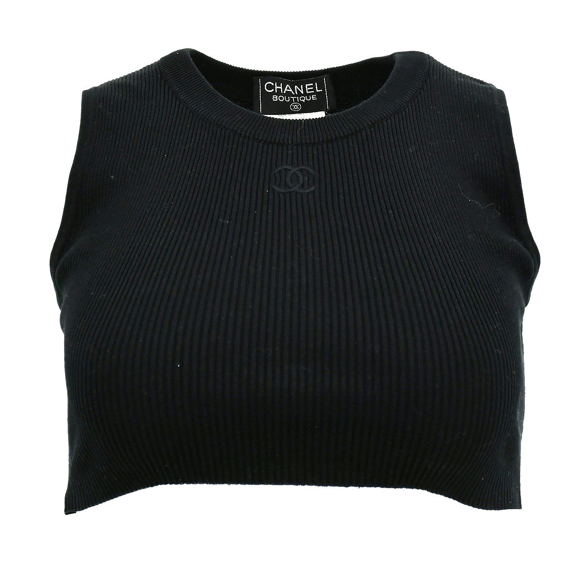 Luxury Chanel Spring 1995 Cropped Sleeveless Top #38