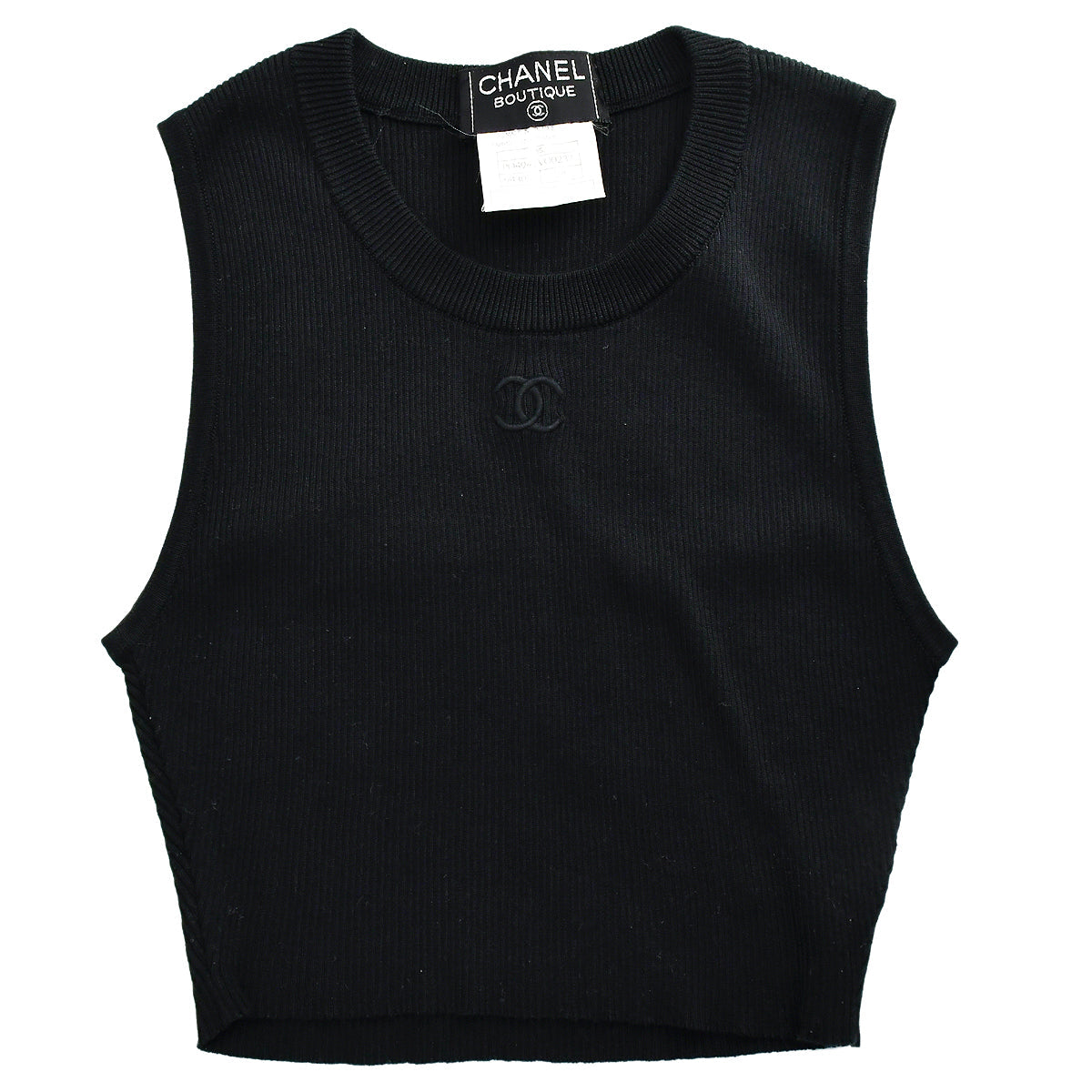 Luxury Chanel Spring 1995 Cropped Sleeveless Top #38