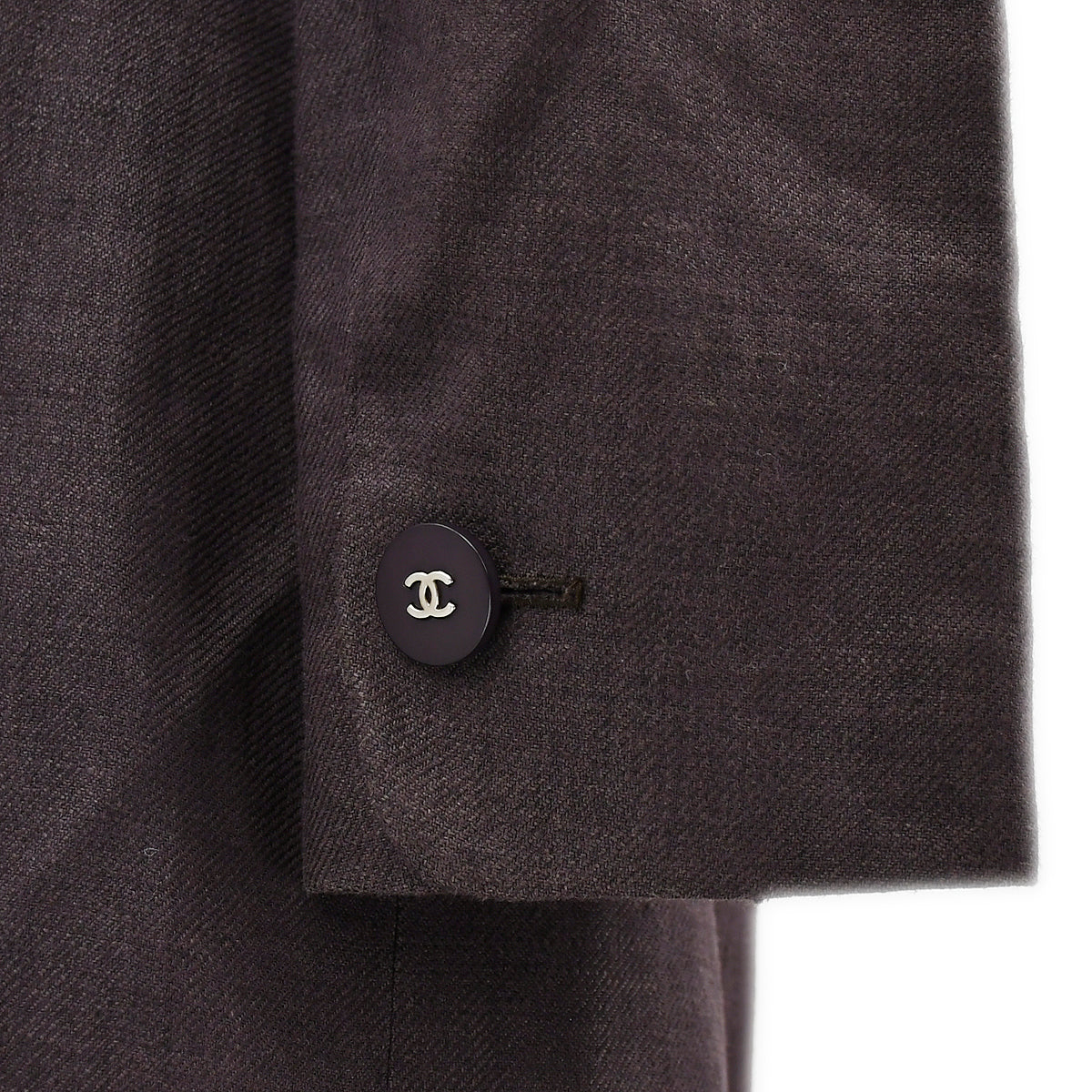 Luxury Chanel Spring 1998 Setup Suit Jacket Skirt Brown #38