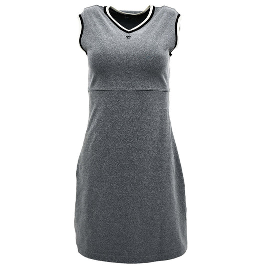 Luxury Chanel Dress Gray