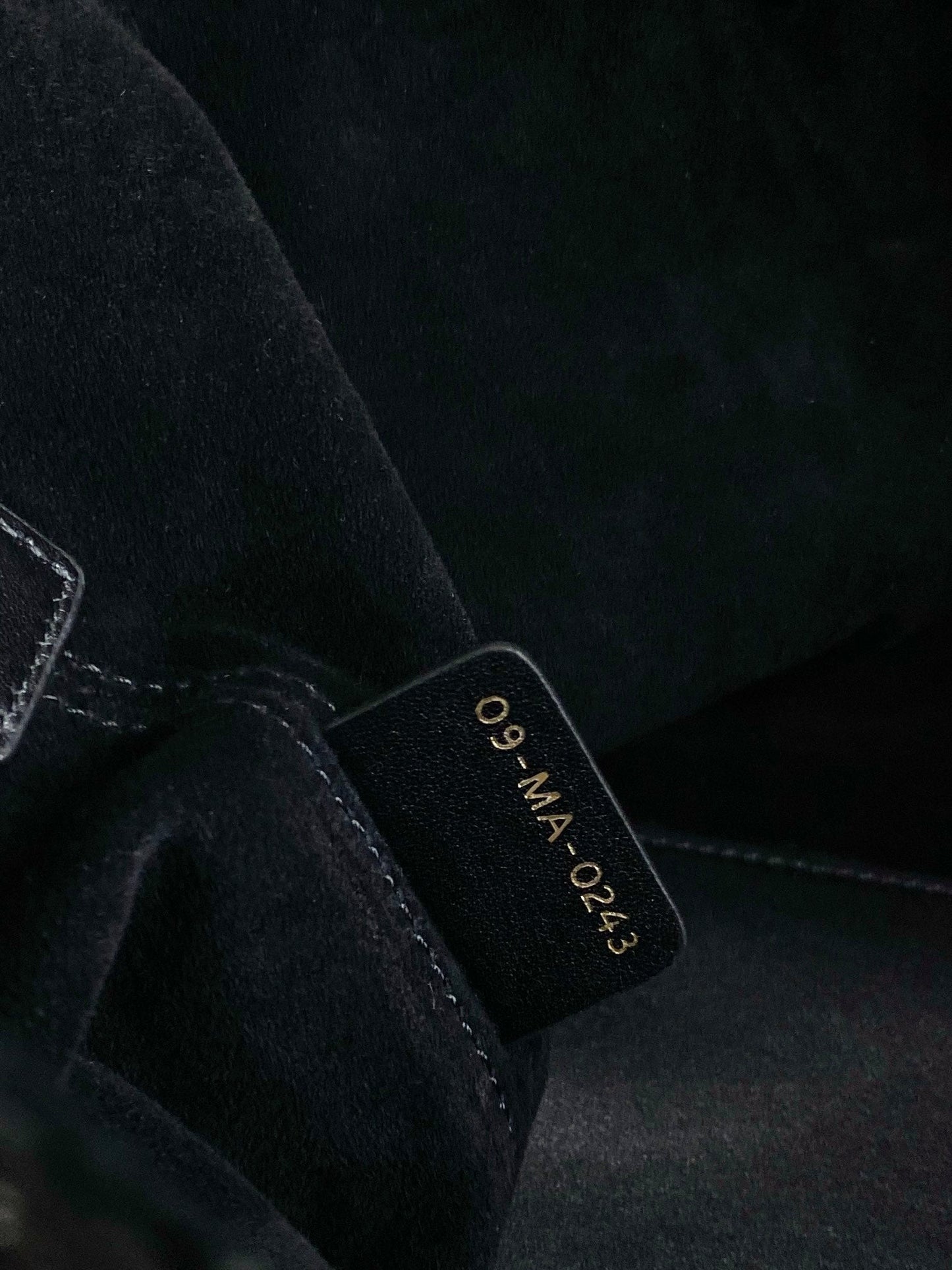 Luxury Diormedium toujours 28 black tweed
