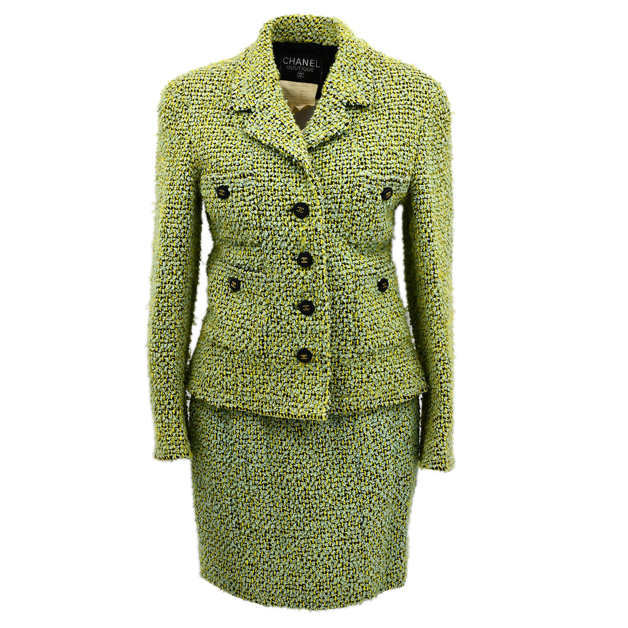 Luxury Chanel 1994 jacket skirt suit #36