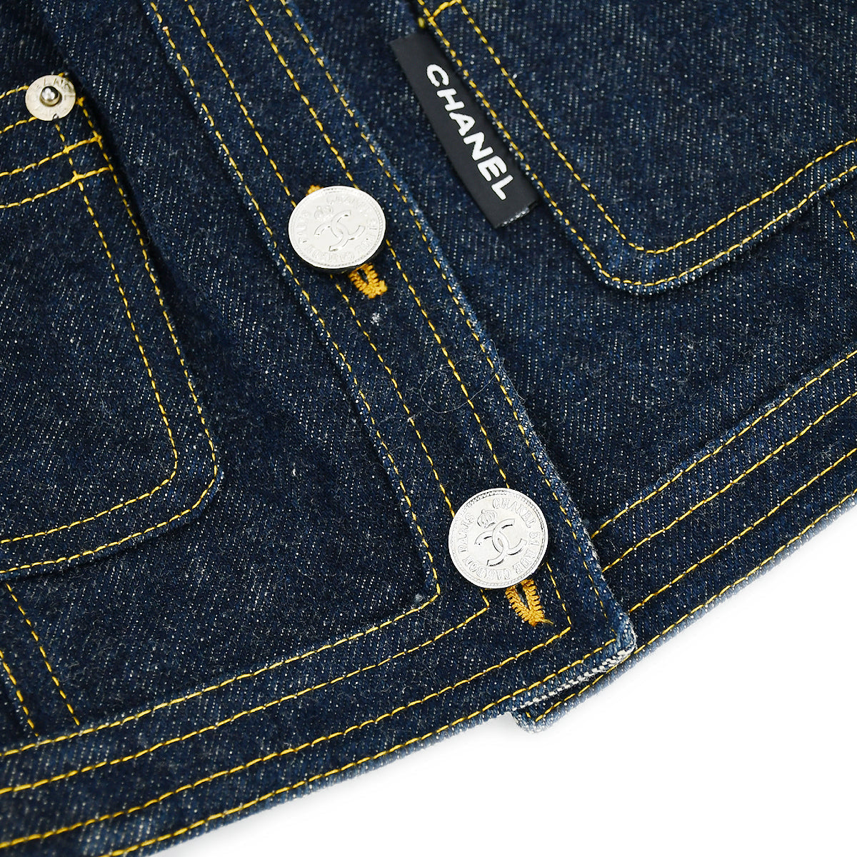 Luxury Chanel Vest Denim Jacket