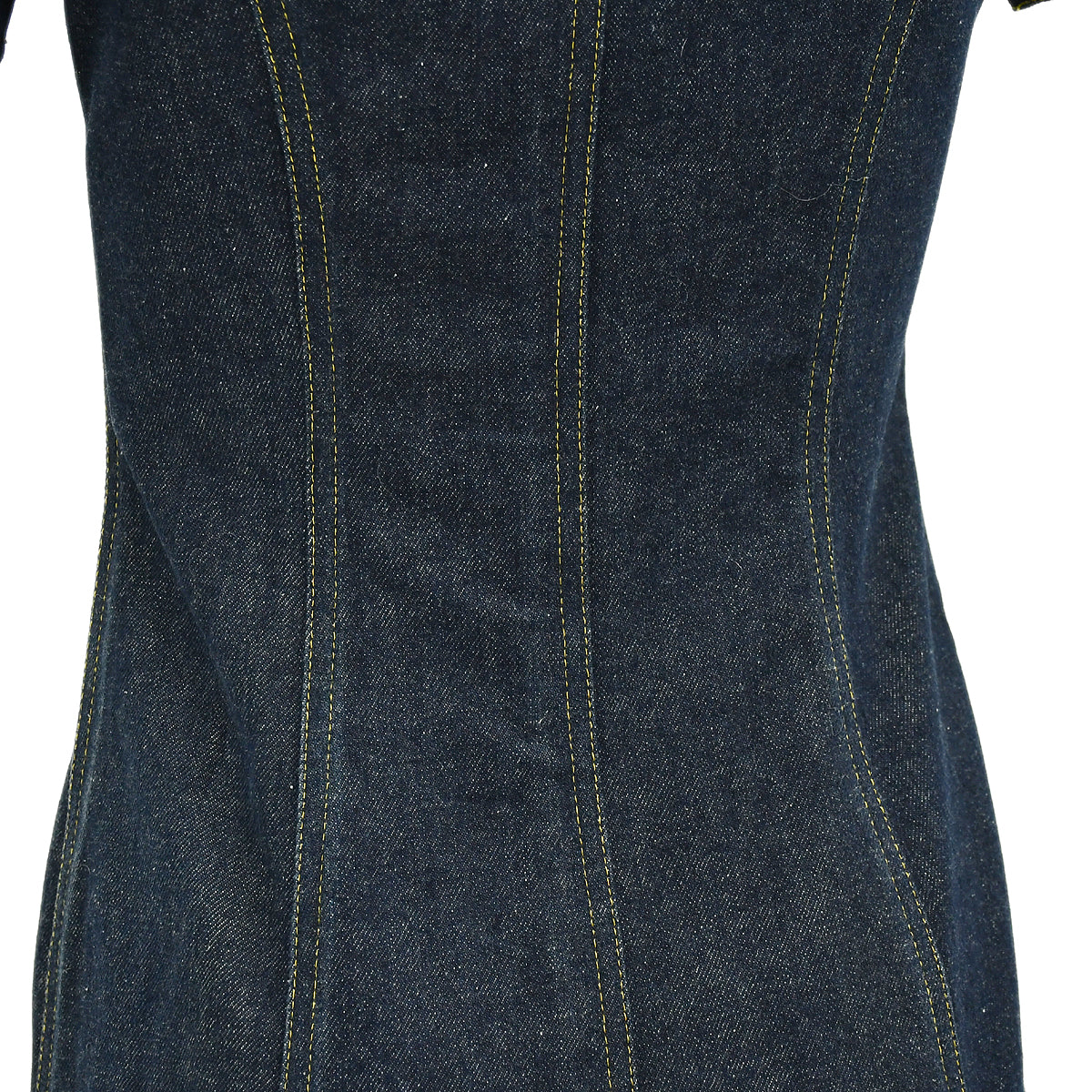 Luxury Chanel Denim Dress Navy #36