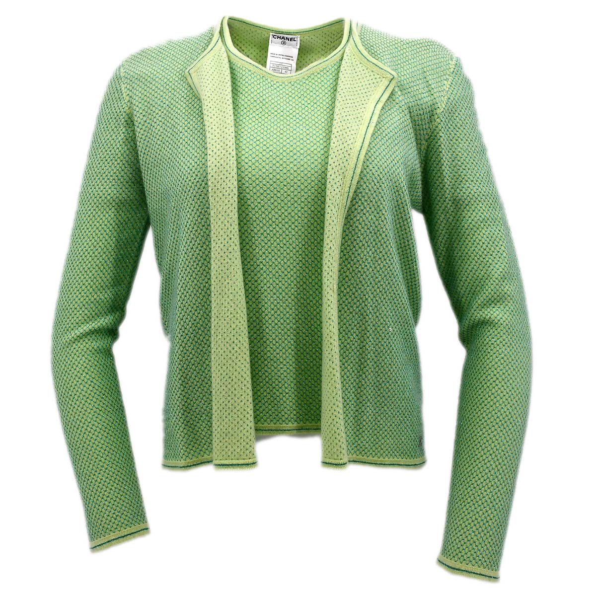 Luxury Chanel Cruise 2001 top and cardigan set #42