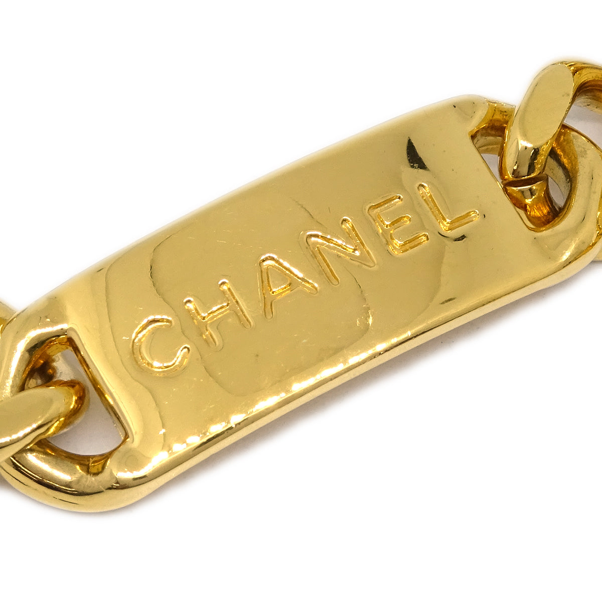 Luxury Chanel Medallion Chain Belt Gold Small New