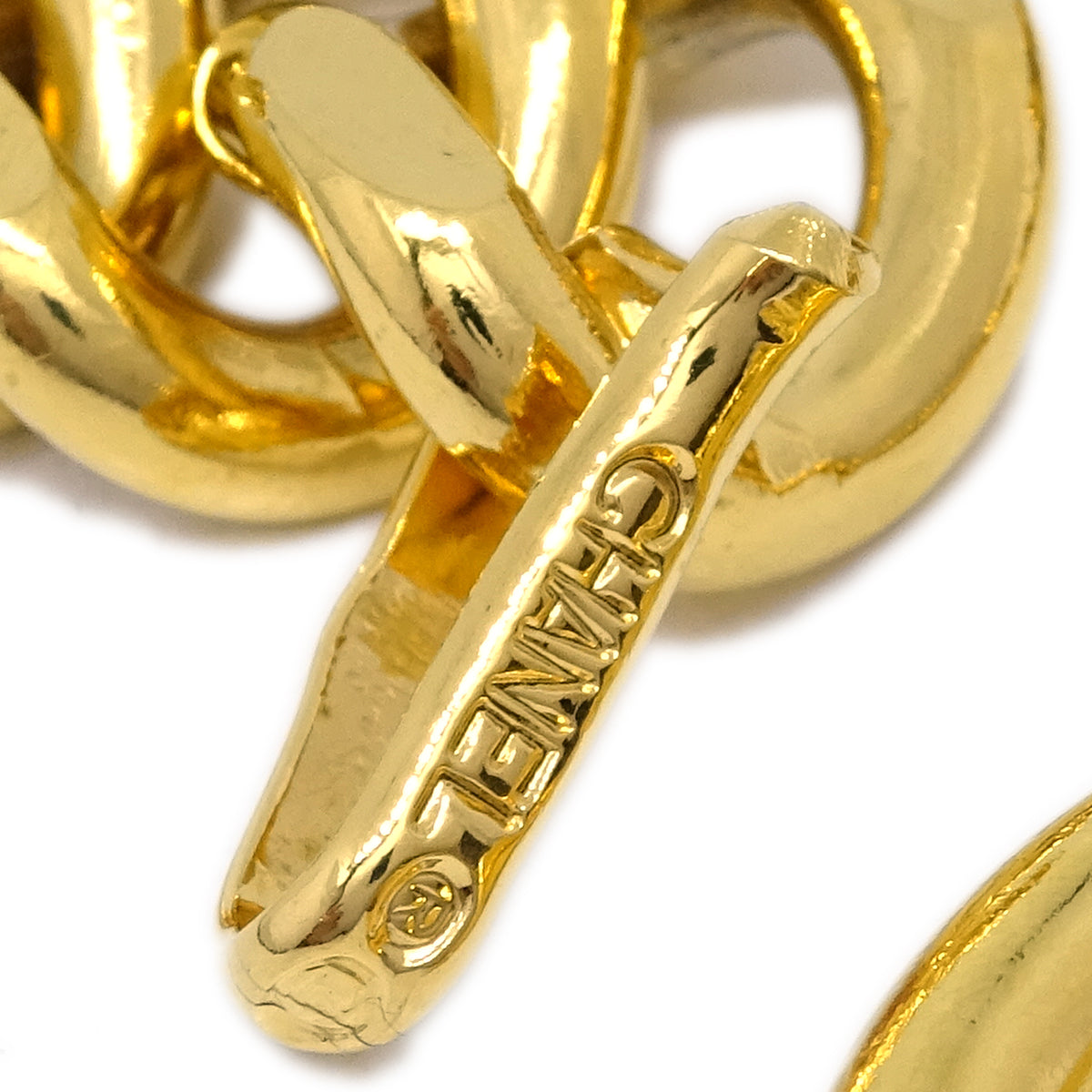 Luxury Chanel Medallion Chain Belt Gold Small New