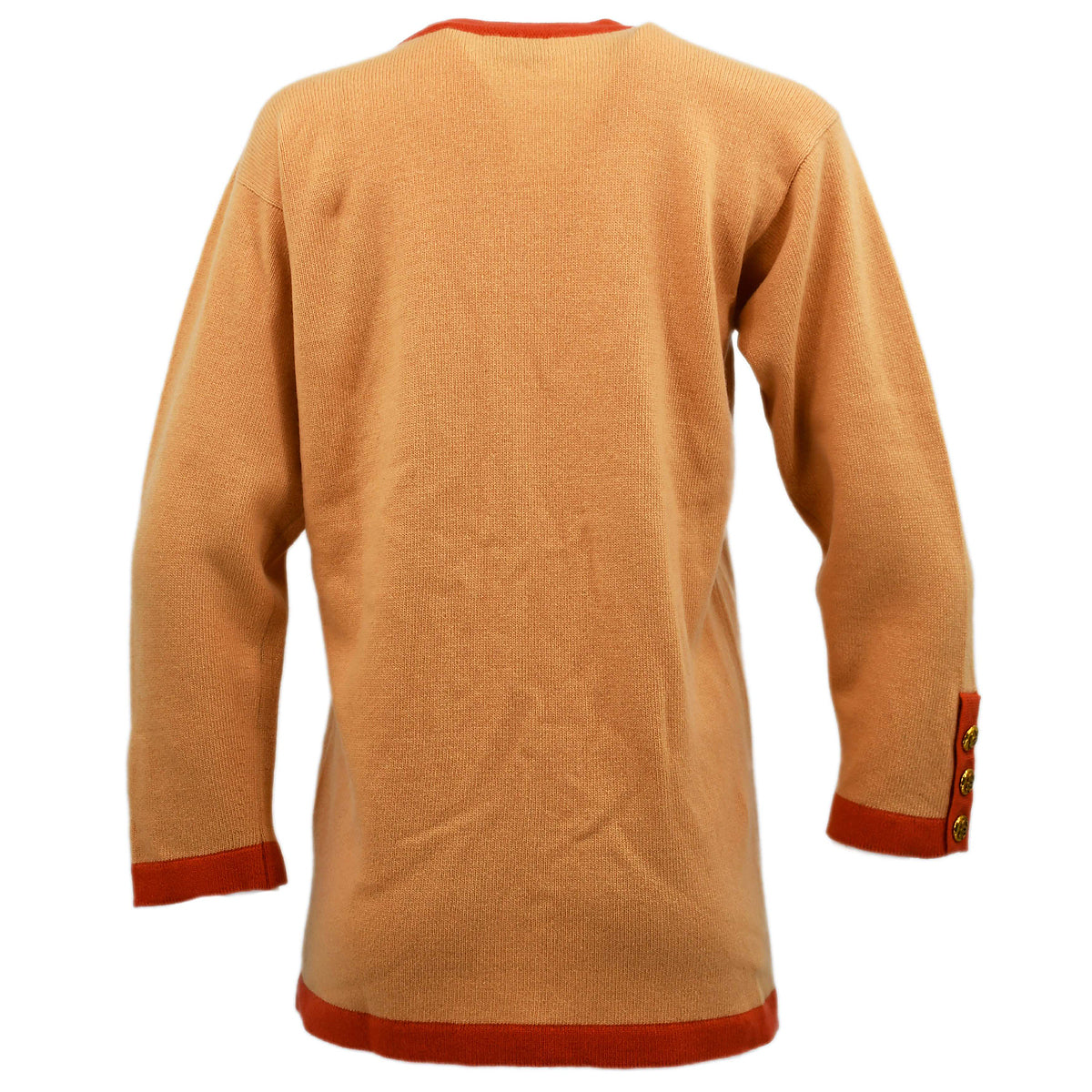 Luxury Chanel Cardigan Orange