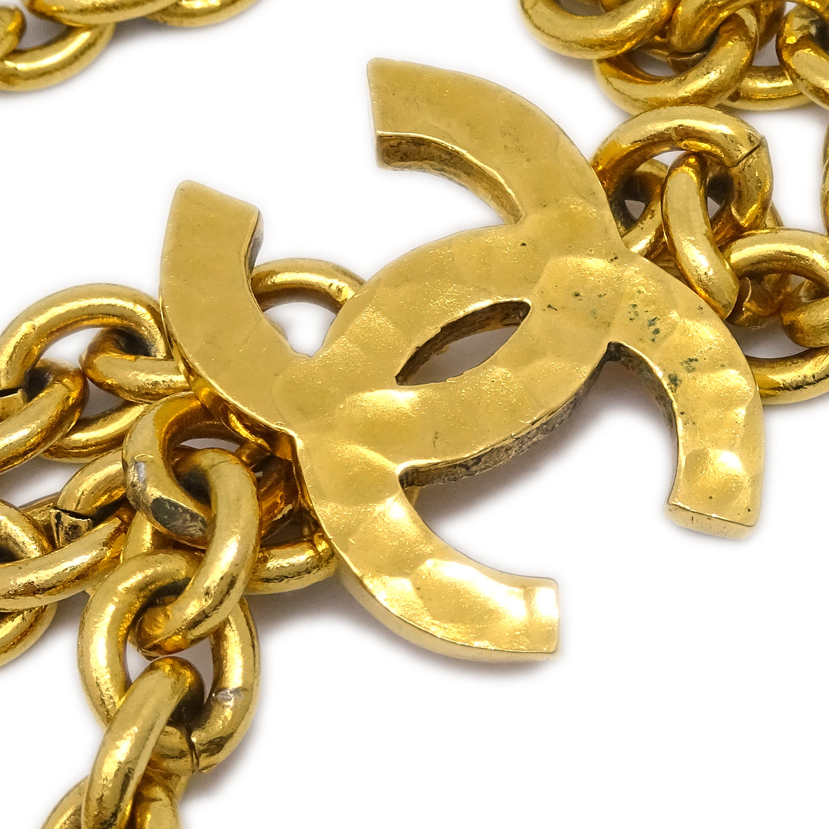Luxury Chanel CC Gold Chain Belt 684 Small New