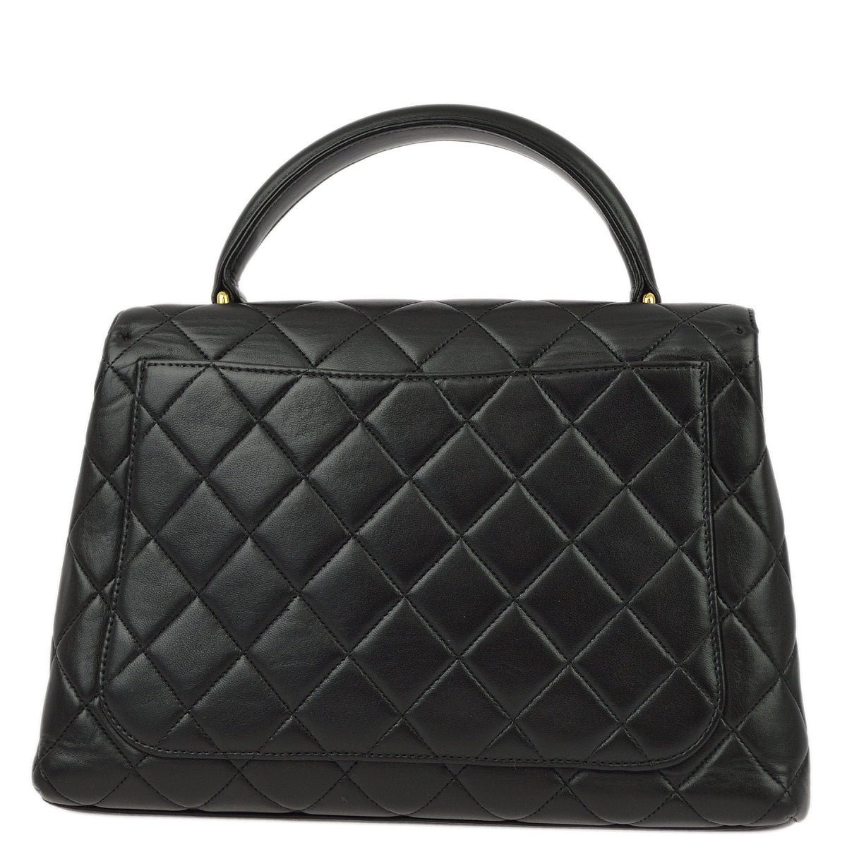 Luxury Chanel 1996-1997 Black Lambskin Kelly 25