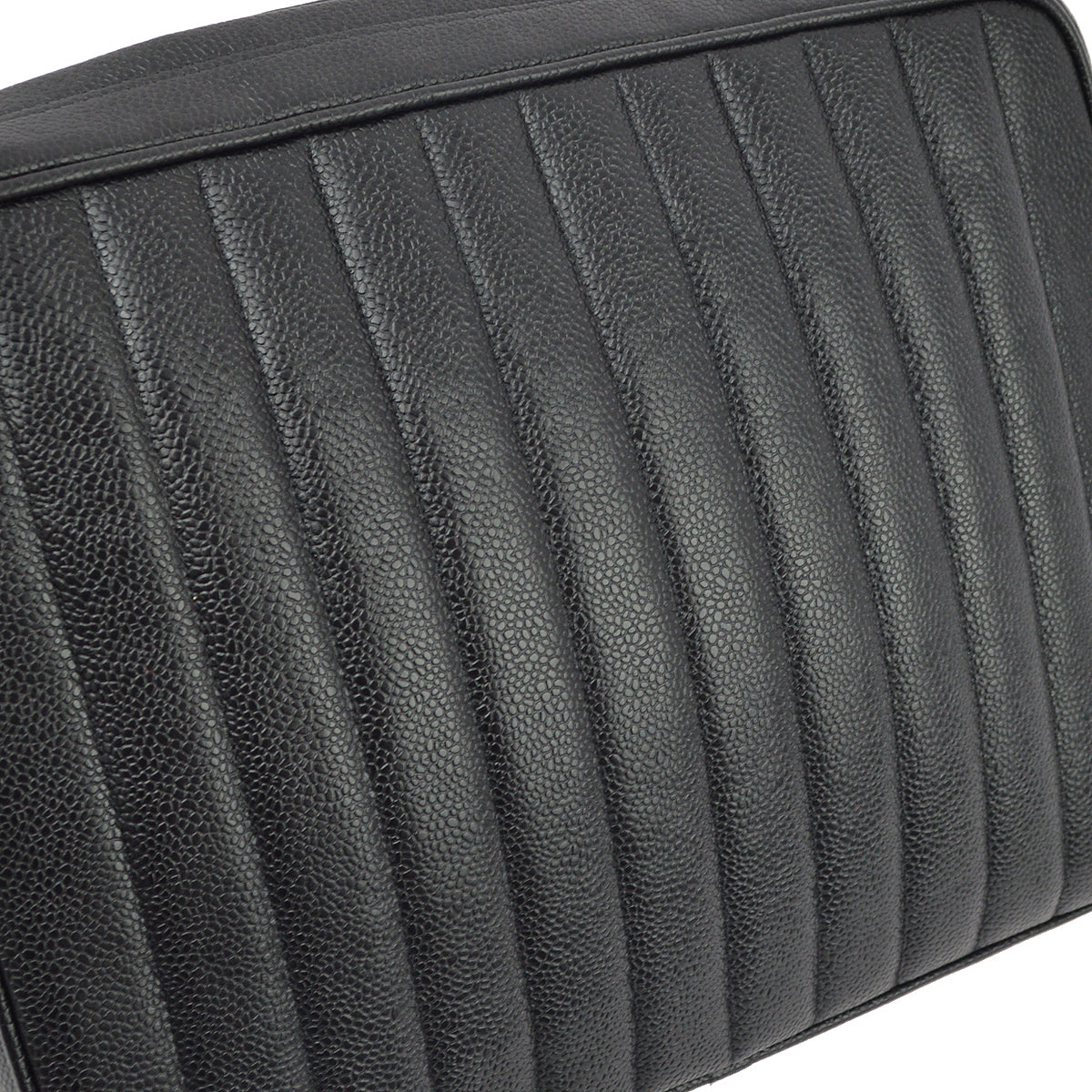 Luxury Chanel Black Caviar Mademoiselle Jumbo Shoulder Bag