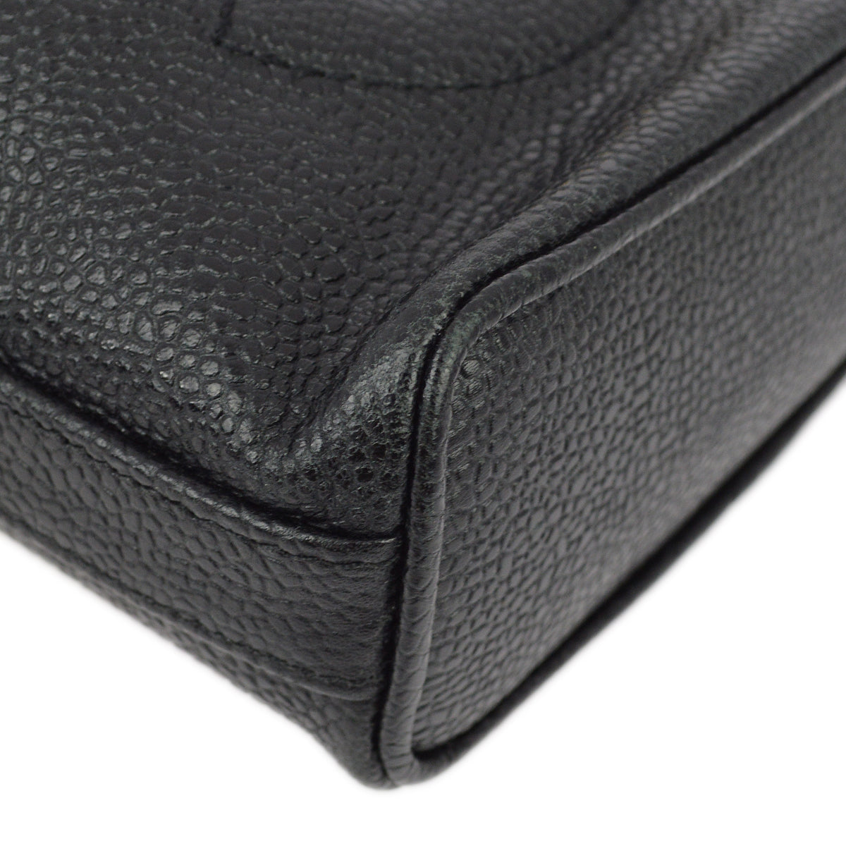 Luxury Chanel Black Caviar Bucket Shoulder Bag