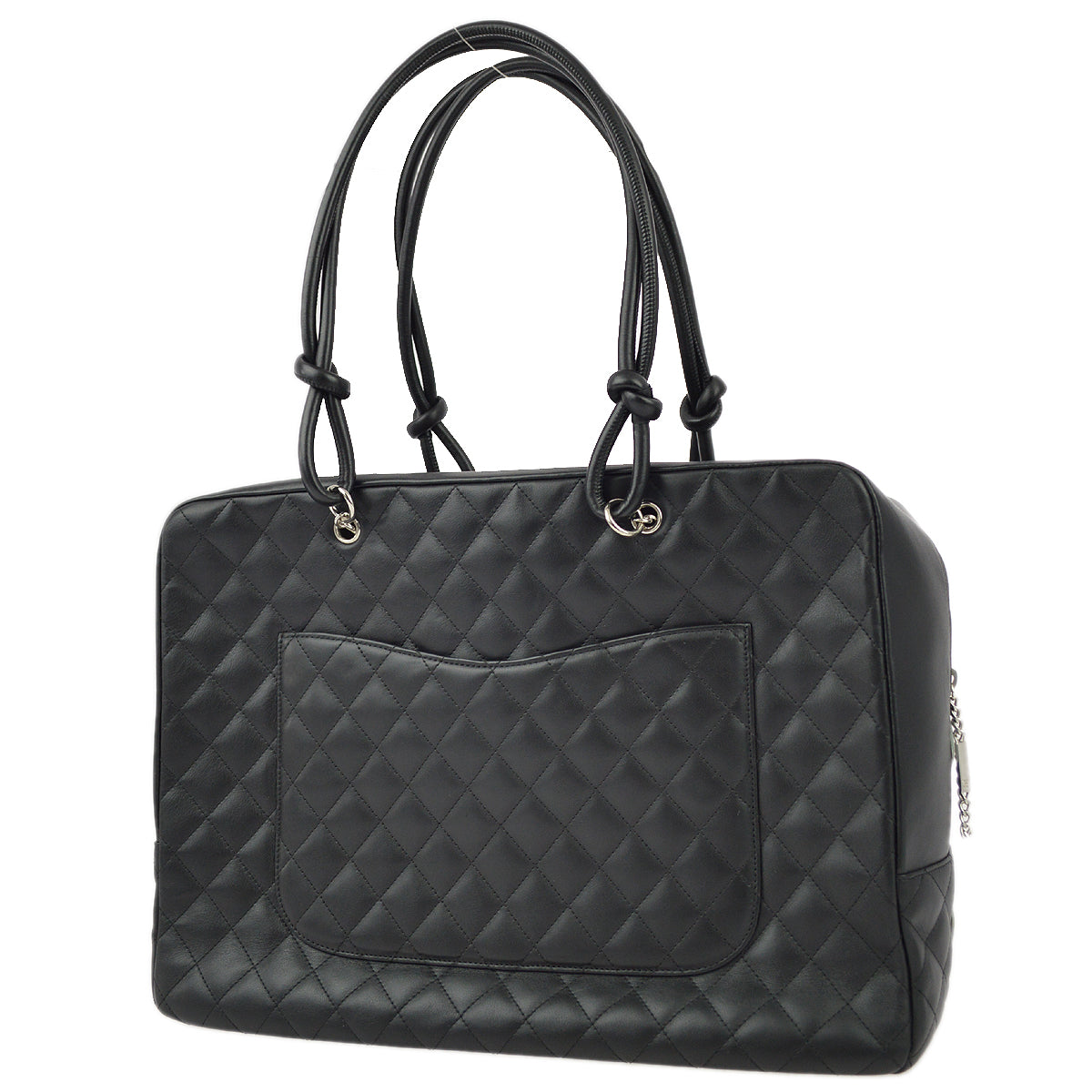 Luxury Chanel 2004-2005 Black Calfskin Cambon Ligne Handbag