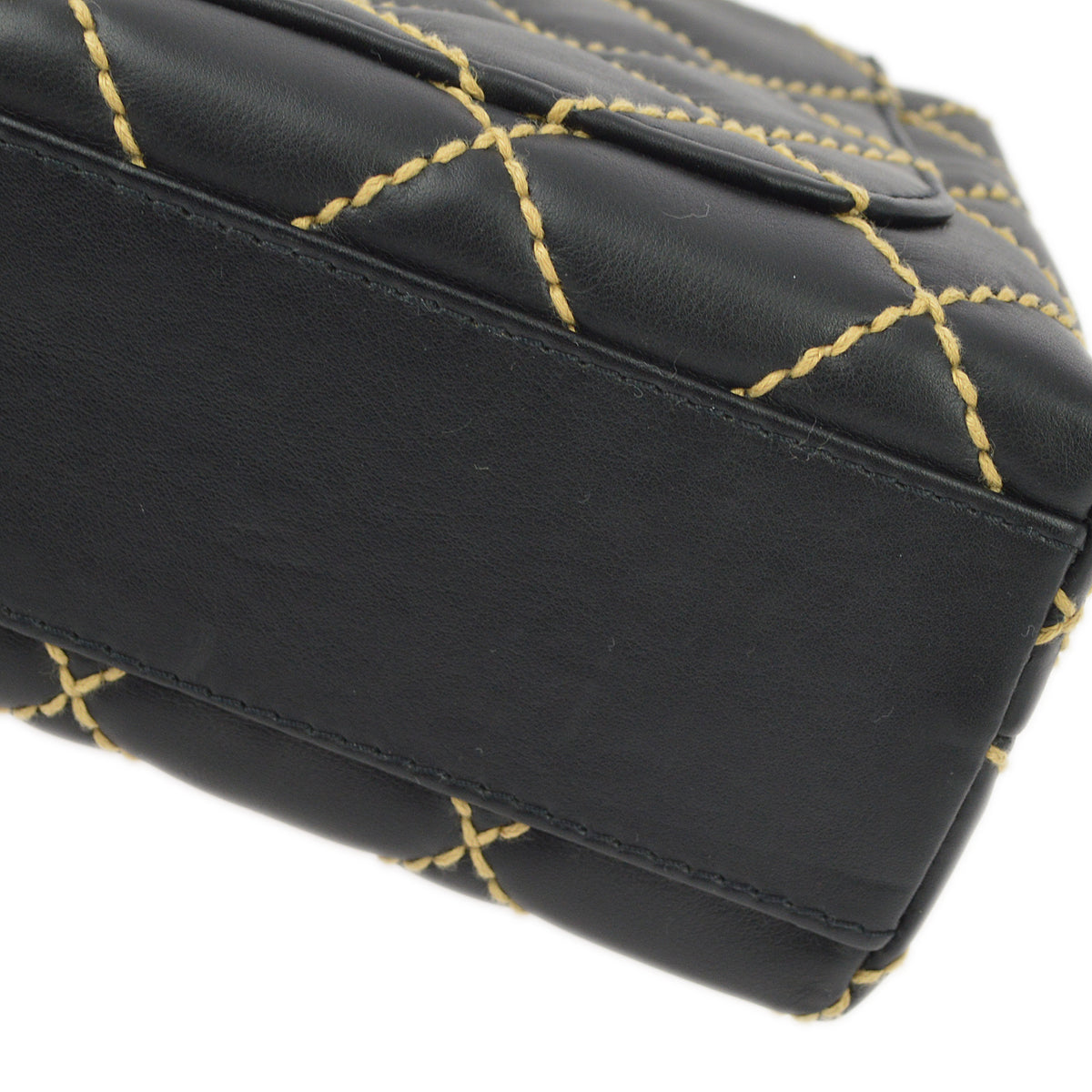 Luxury Chanel * 2004-2005 Black Calfskin Wild Stitch Kelly 25