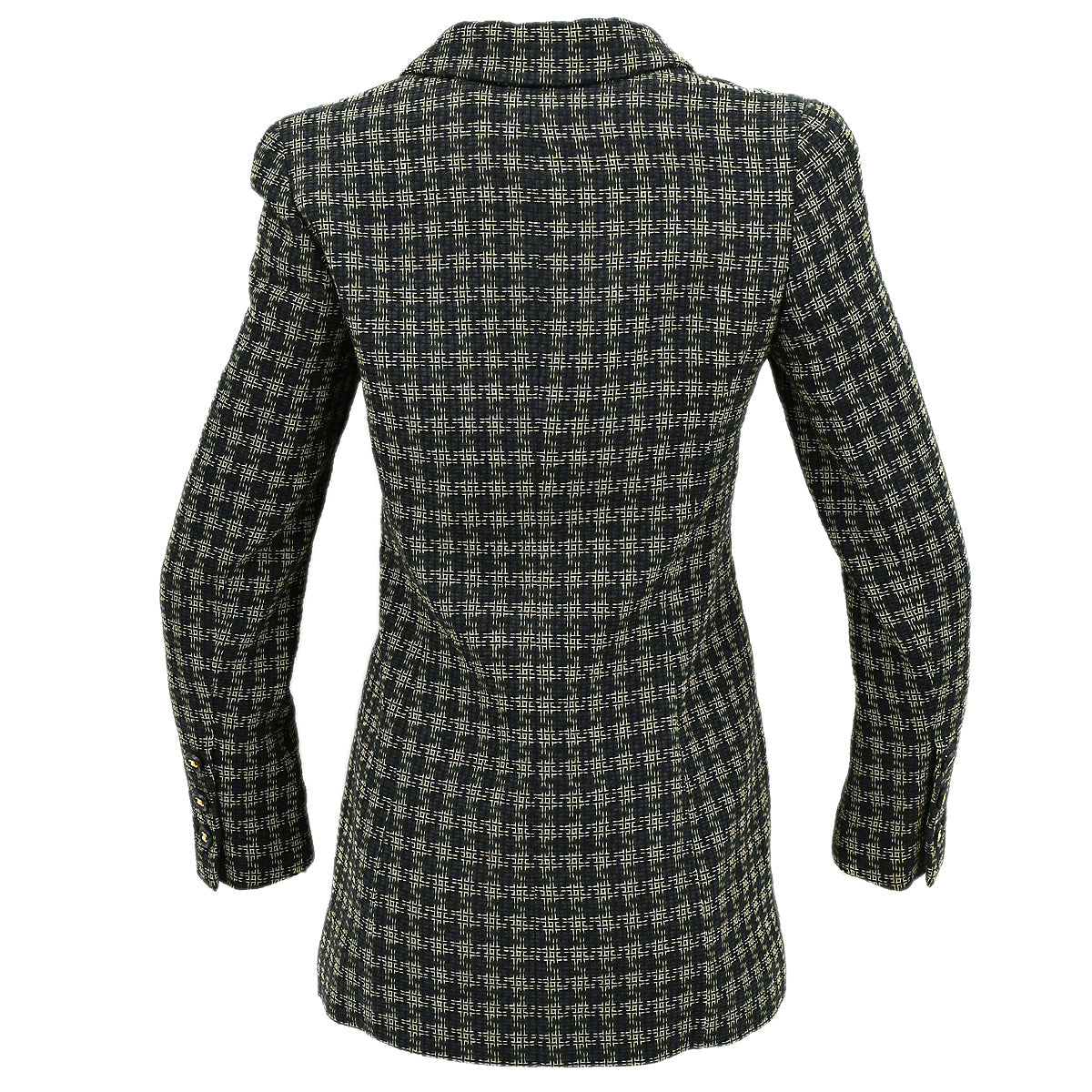 Luxury Chanel Single Breasted Jacket Black