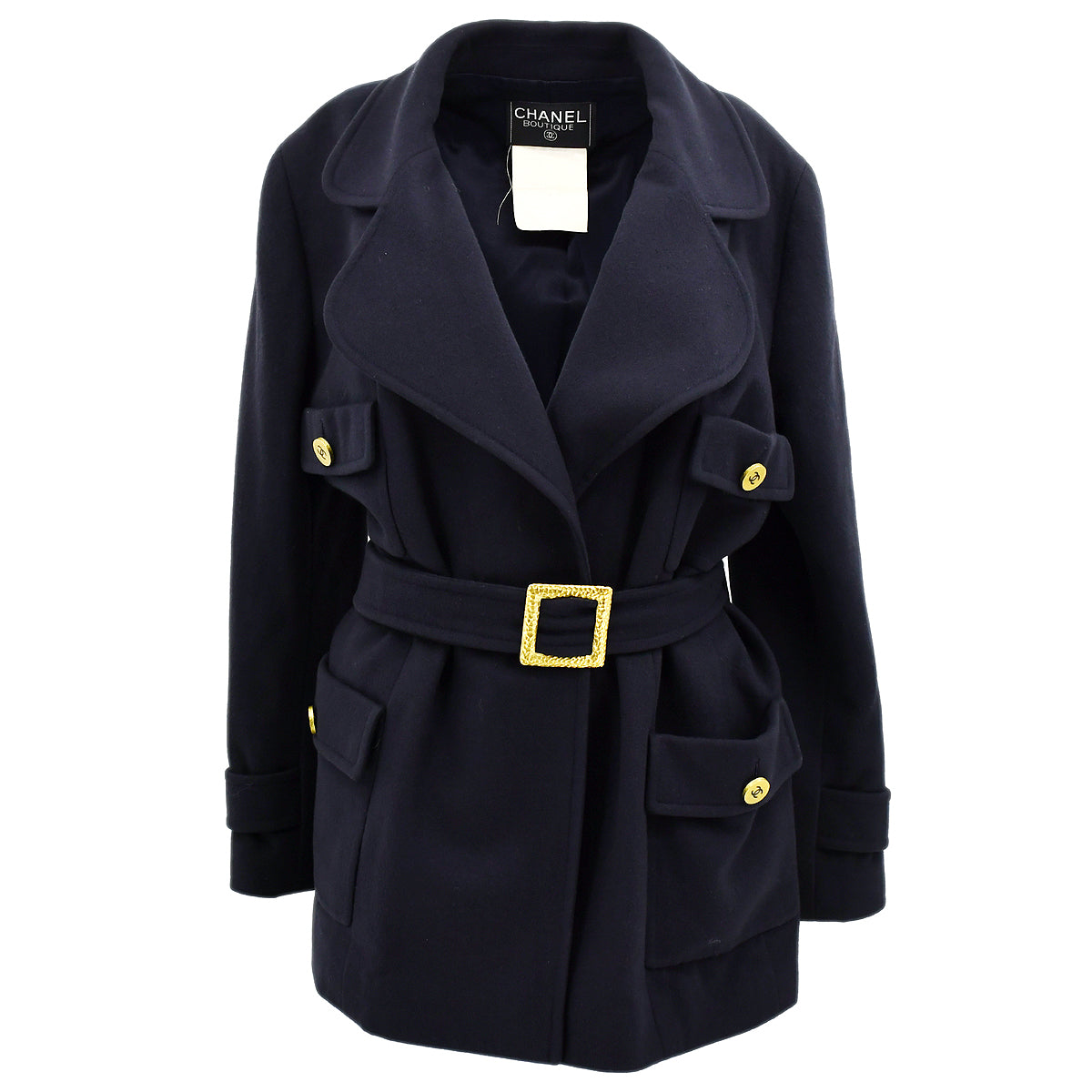Luxury Chanel Jacket Navy 94A #42