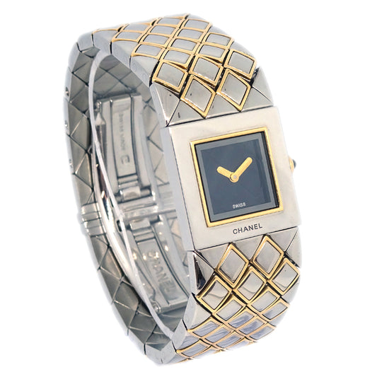 Luxury Chanel Matelasse Watch SS