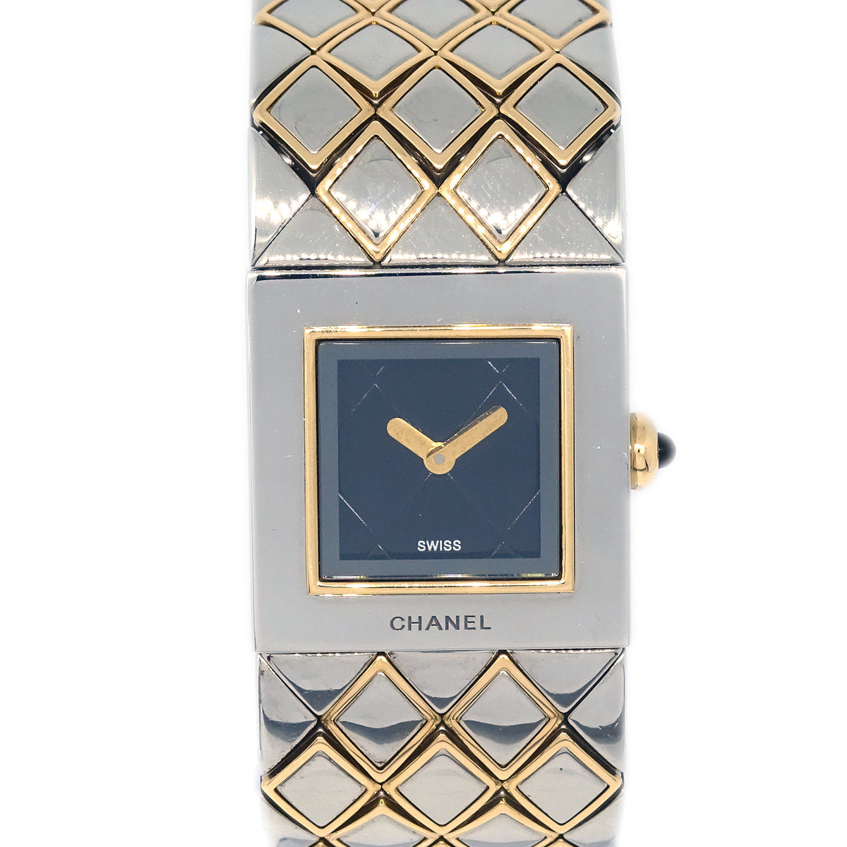 Luxury Chanel Matelasse Watch SS