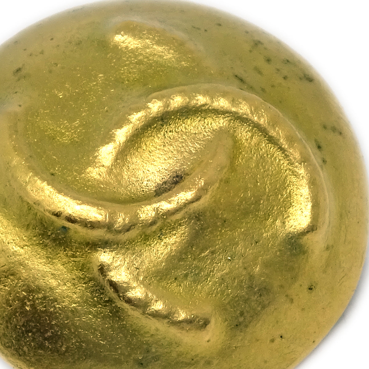 Luxury Chanel Gold Button Earrings Clip-On 95C