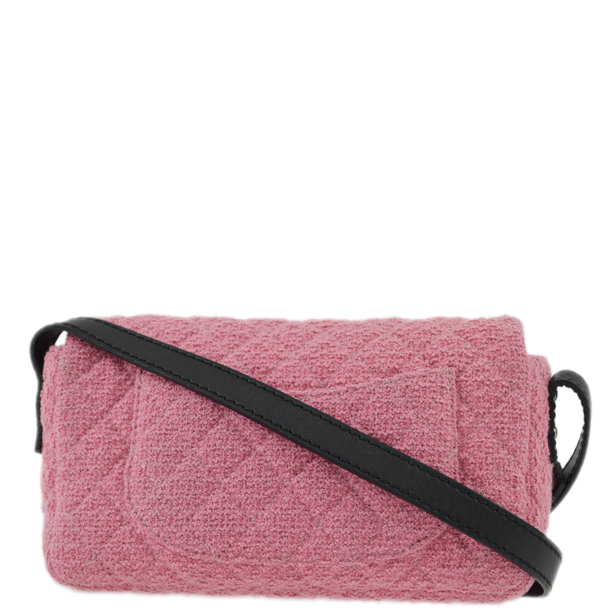 Luxury Chanel 2009-2010 Tweed Mademoiselle Lock Shoulder Bag