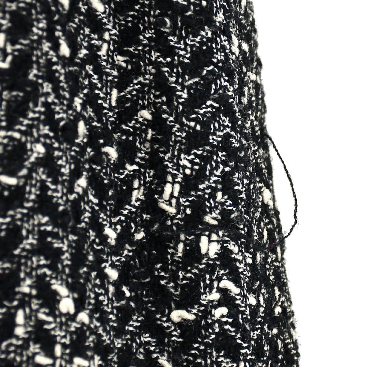 Luxury Chanel Setup Suit Jacket Skirt Black 97A #46